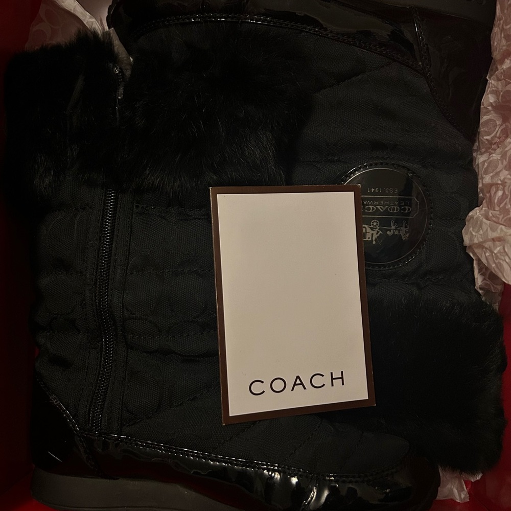 Coach snow boots